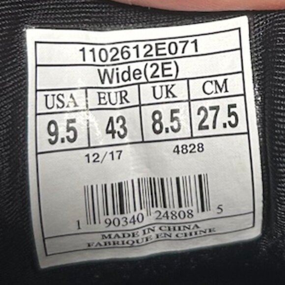Brooks ⭐️EUC⭐ Men's Addiction 13 Running Sneakers Black/Ebony Men's 9.5 WIDE - Picture 12 of 12